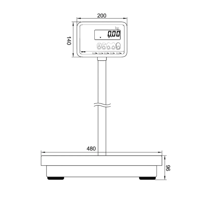 Cân Điện Tử Công Nghiệp Digi DS-166
