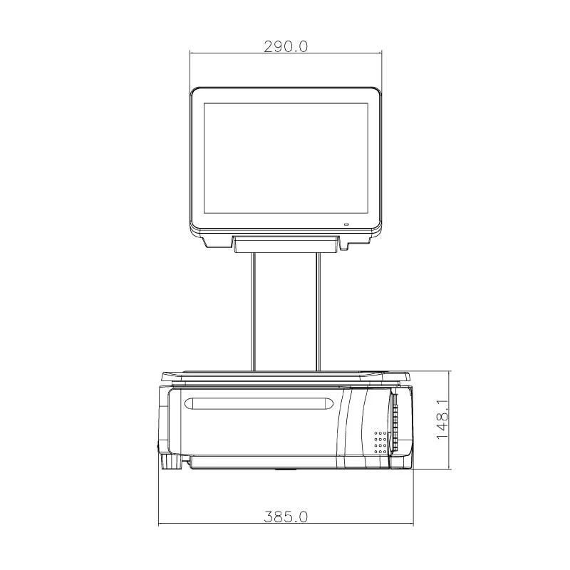 Cân Điện Tử, In Tem Nhãn Digi SM-500EP - Hình chi tiết 2