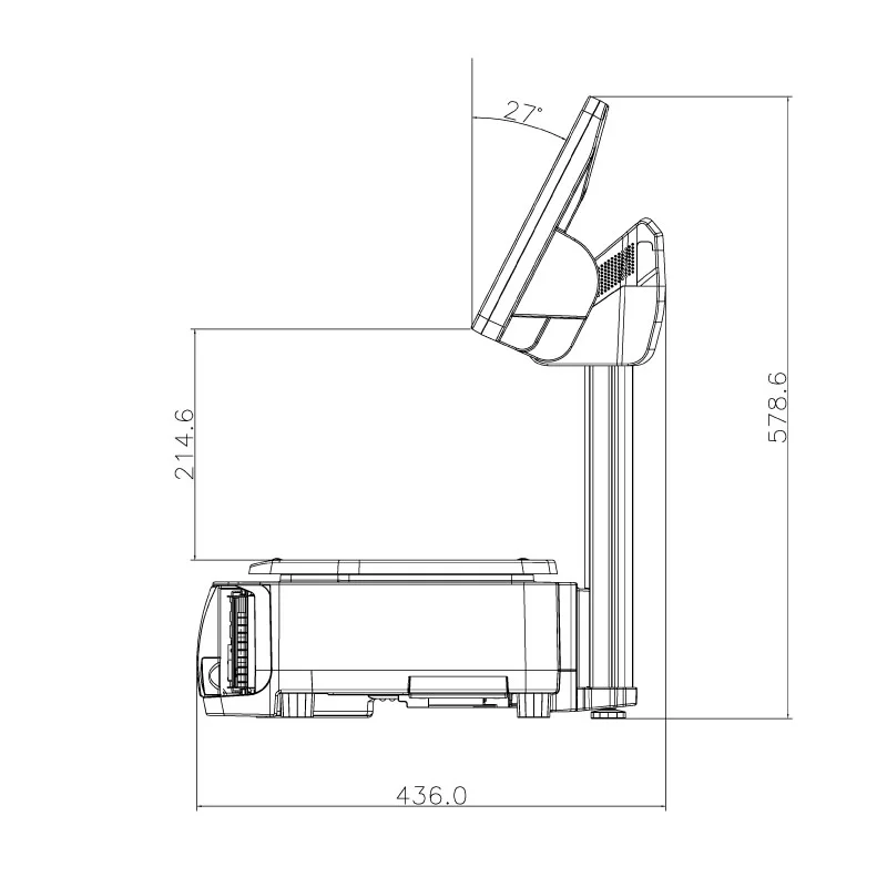 Cân Điện Tử, In Tem Nhãn Digi SM-500EP - Hình chi tiết 3