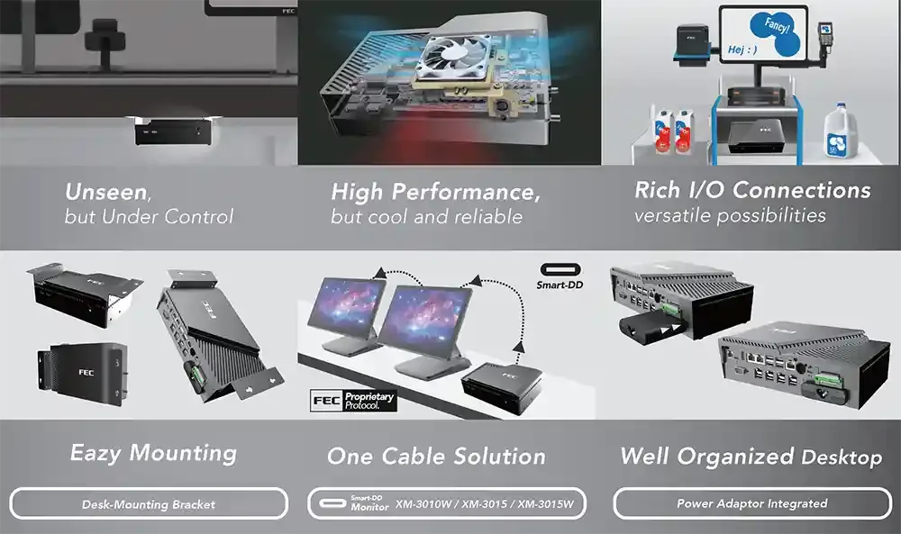 Máy tính bán hàng FEC PC Box XC-574 - Hình chi tiết 3